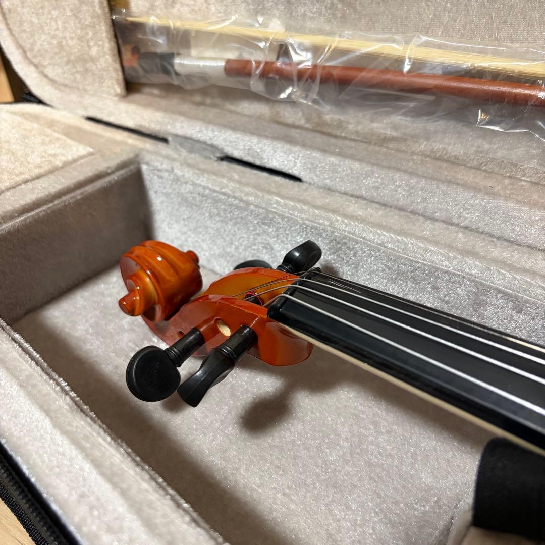 【未使用品】ノーブランド バイオリン 4/4サイズ ハードケース付き