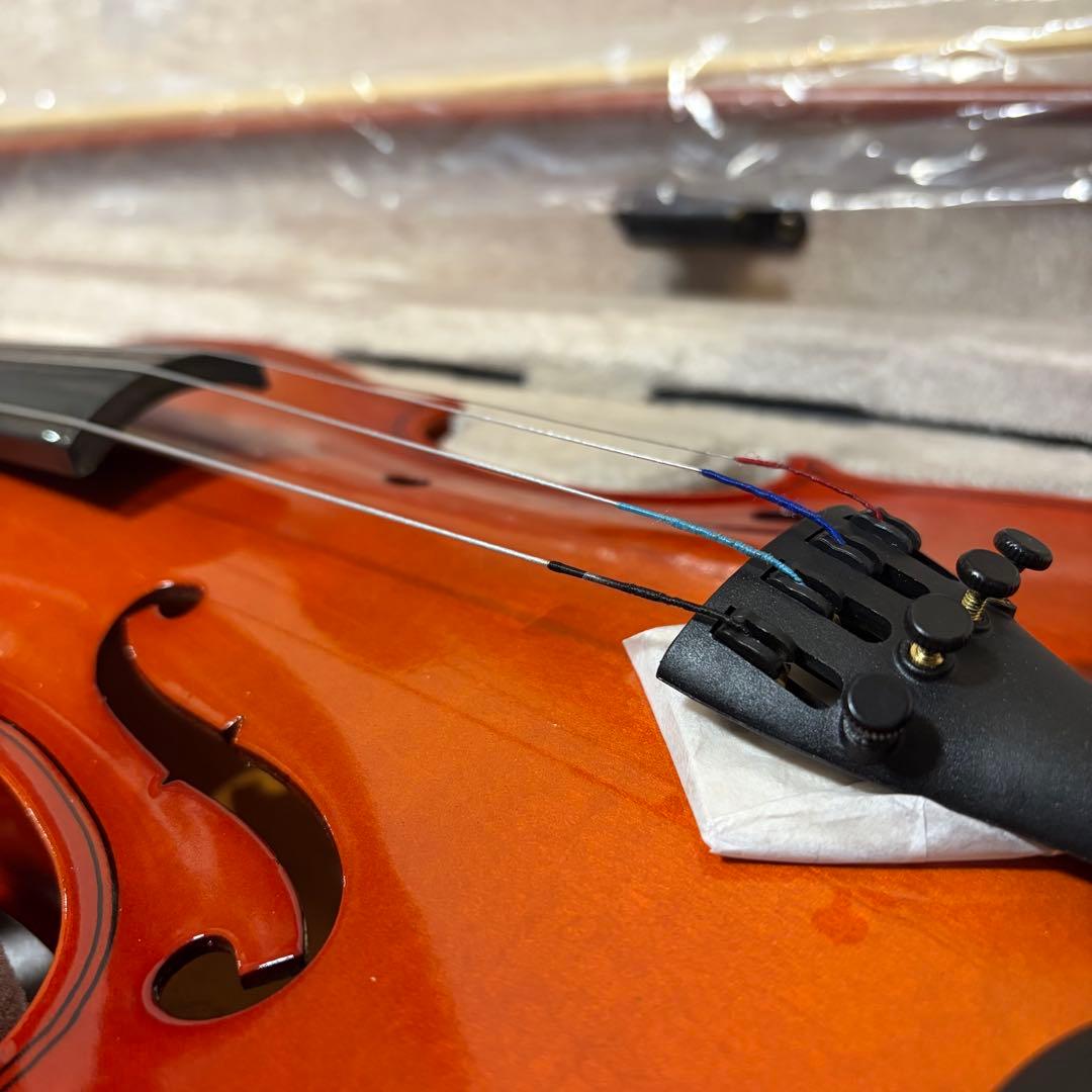 【未使用品】ノーブランド バイオリン 4/4サイズ ハードケース付き