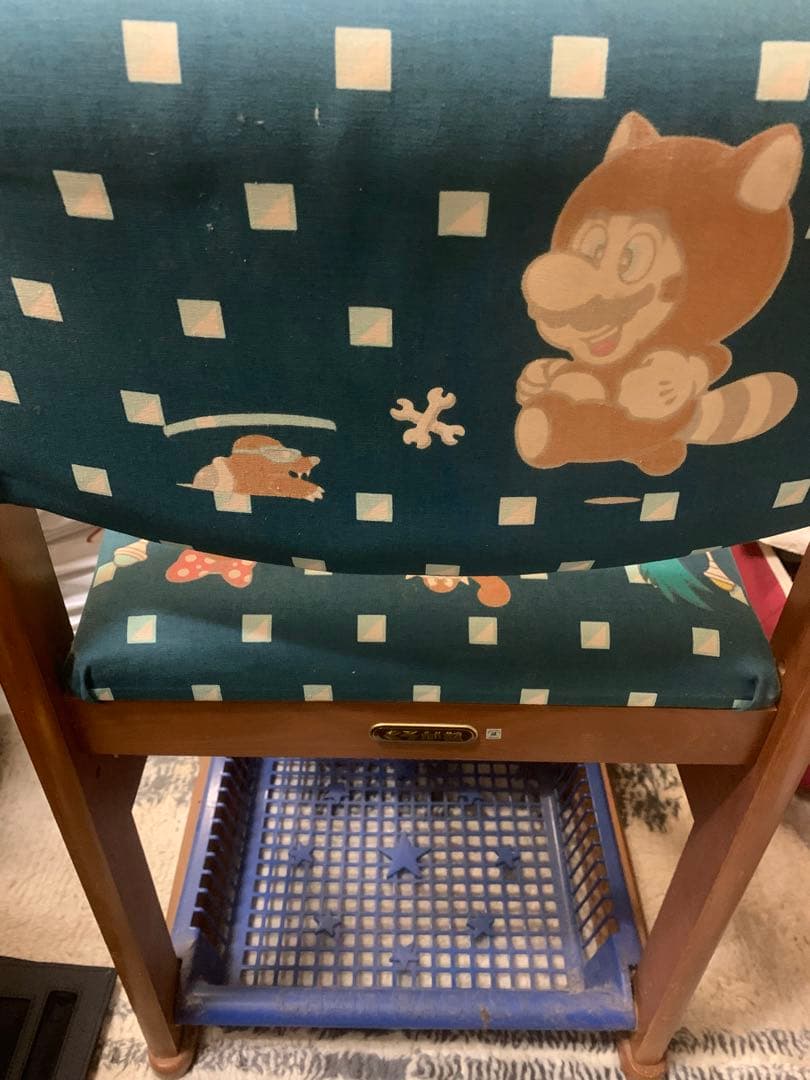 学習机　くろがね　スーパーマリオ3 椅子　超激レア　1点物　レトロ