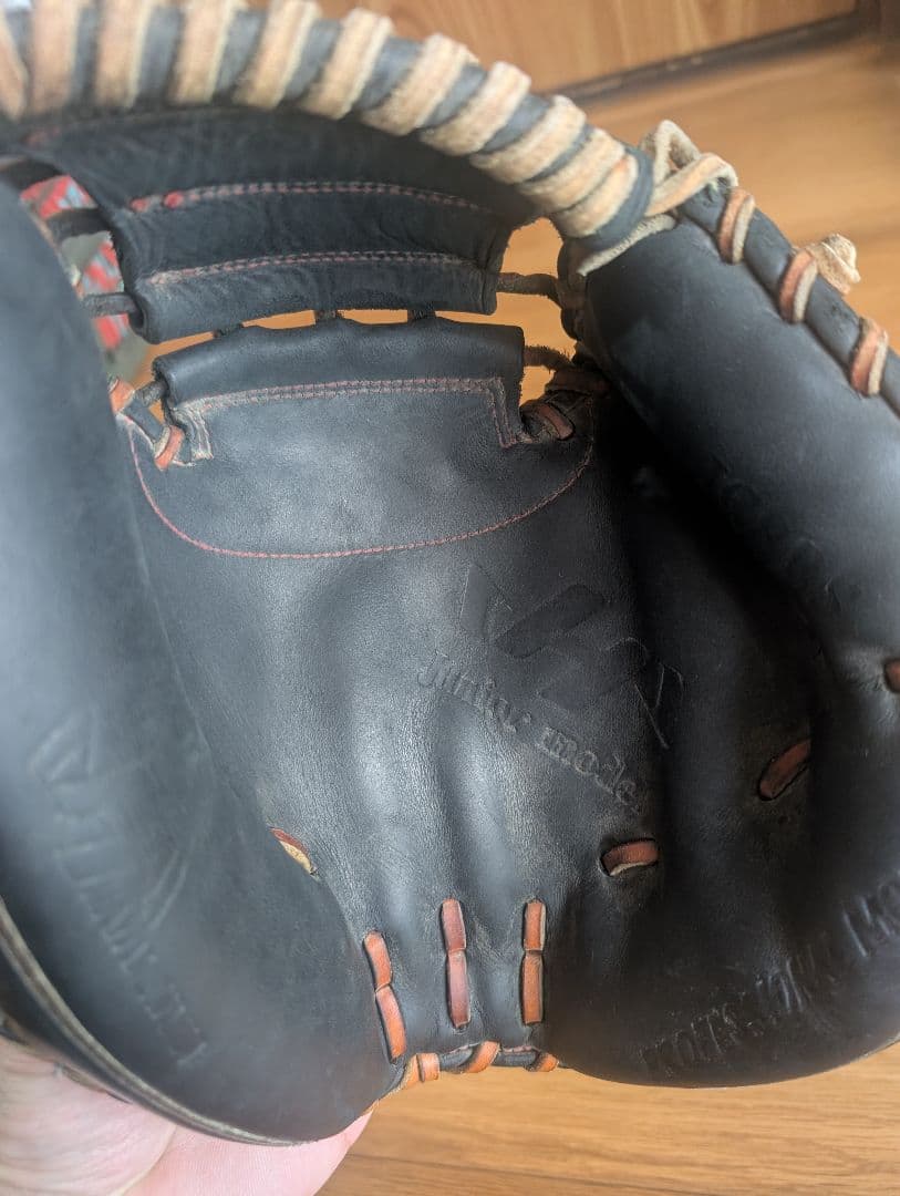 ハタケヤマ　キャッチャーミット　少年　ジュニア　軟式　少年野球　右投げ