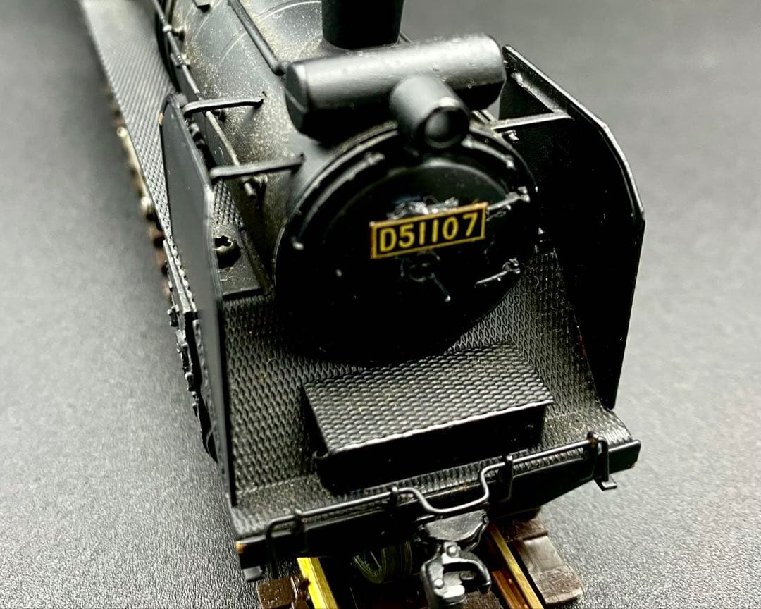 【中古品】 鉄道模型 D51107 HOゲージ 真鍮製 ジャンク品