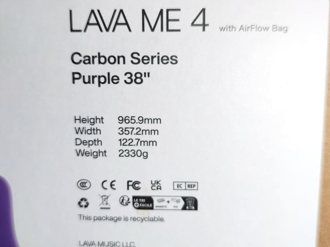 【未開封】LAVA ME4 carbon 38inch ギター 音響システム内蔵