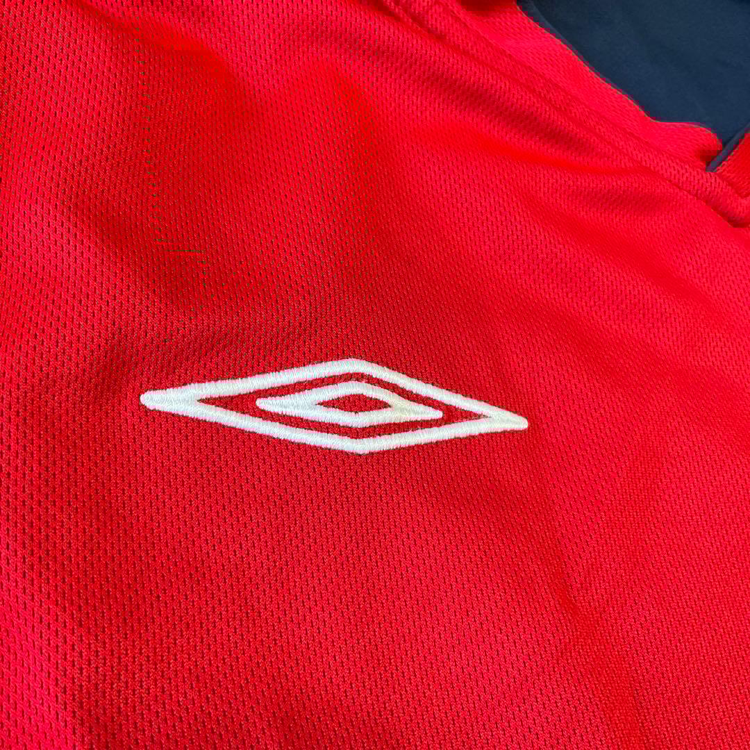 イングランド代表 BECKHAM 7 XL相当 シャツ　長袖　リバーシブル　刺繍