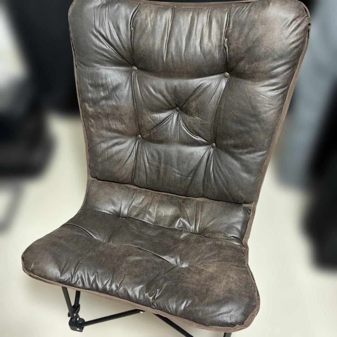 ニトリ バタフライチェア ハイバック＆折りたたみスツール セット