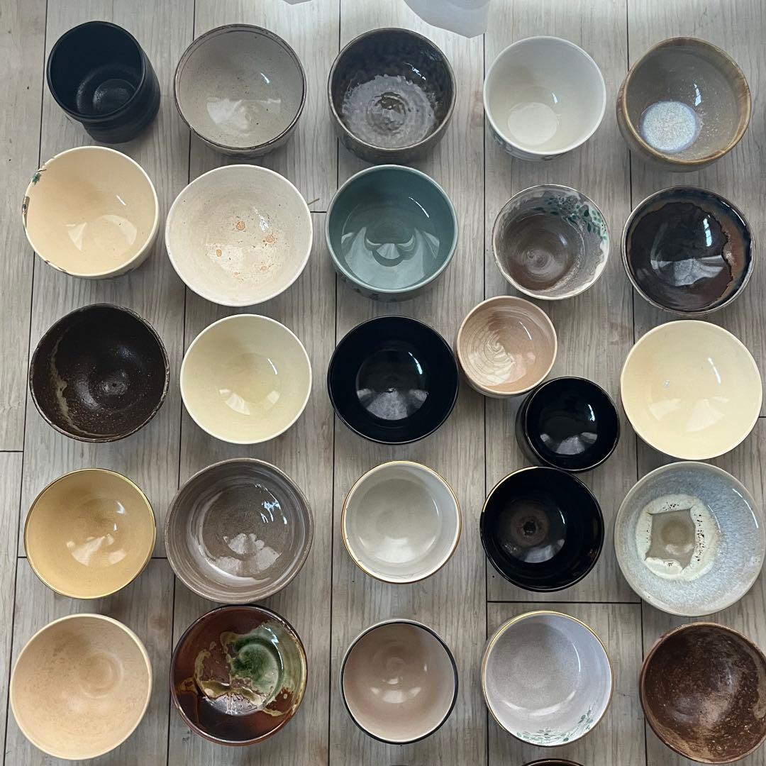 T*K様 茶碗 抹茶碗 数茶碗 まとめて 50点 茶道具 箱無し 陶器 いろいろ