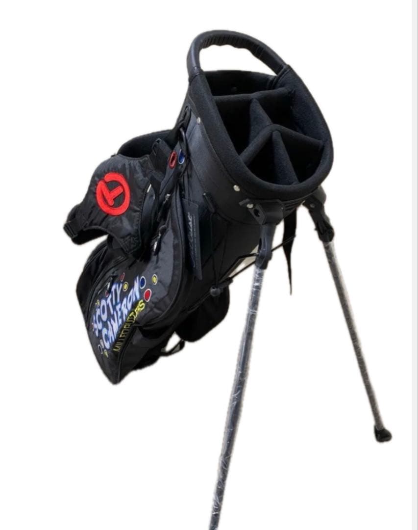 新品未使用　スコッティキャメロン　キャディバッグ　スタンド式　ブラック
