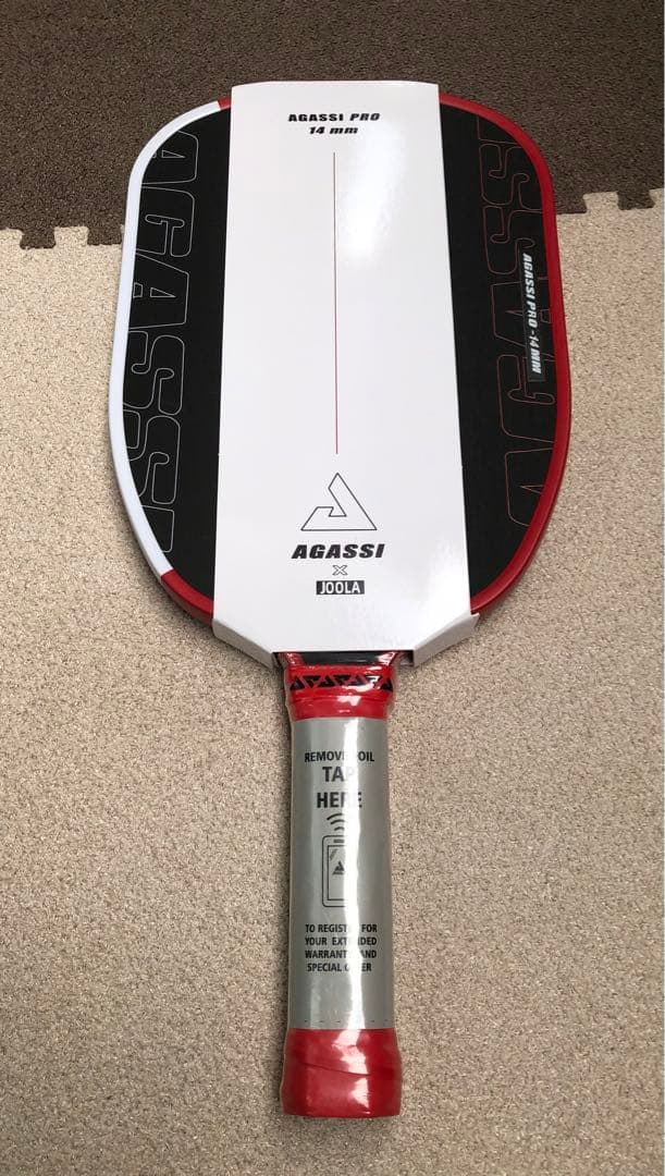 新品！！JOOLA ヨーラピックルボール パドル アガシ プロ 14mm232g