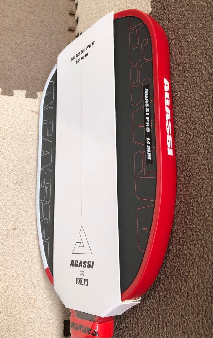 新品！！JOOLA ヨーラピックルボール パドル アガシ プロ 14mm232g