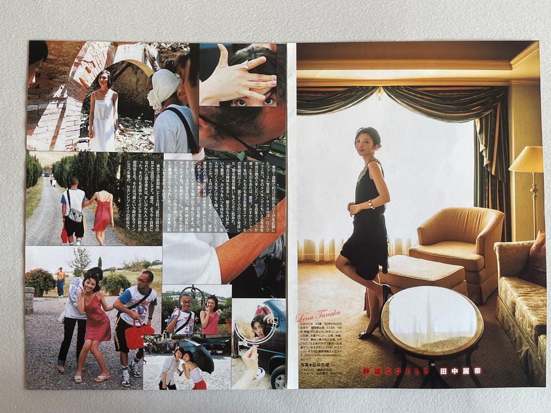 田中麗奈　抽プレ　サイン入り映画　よなよなペンギン　パンフレット、写真集、切取り