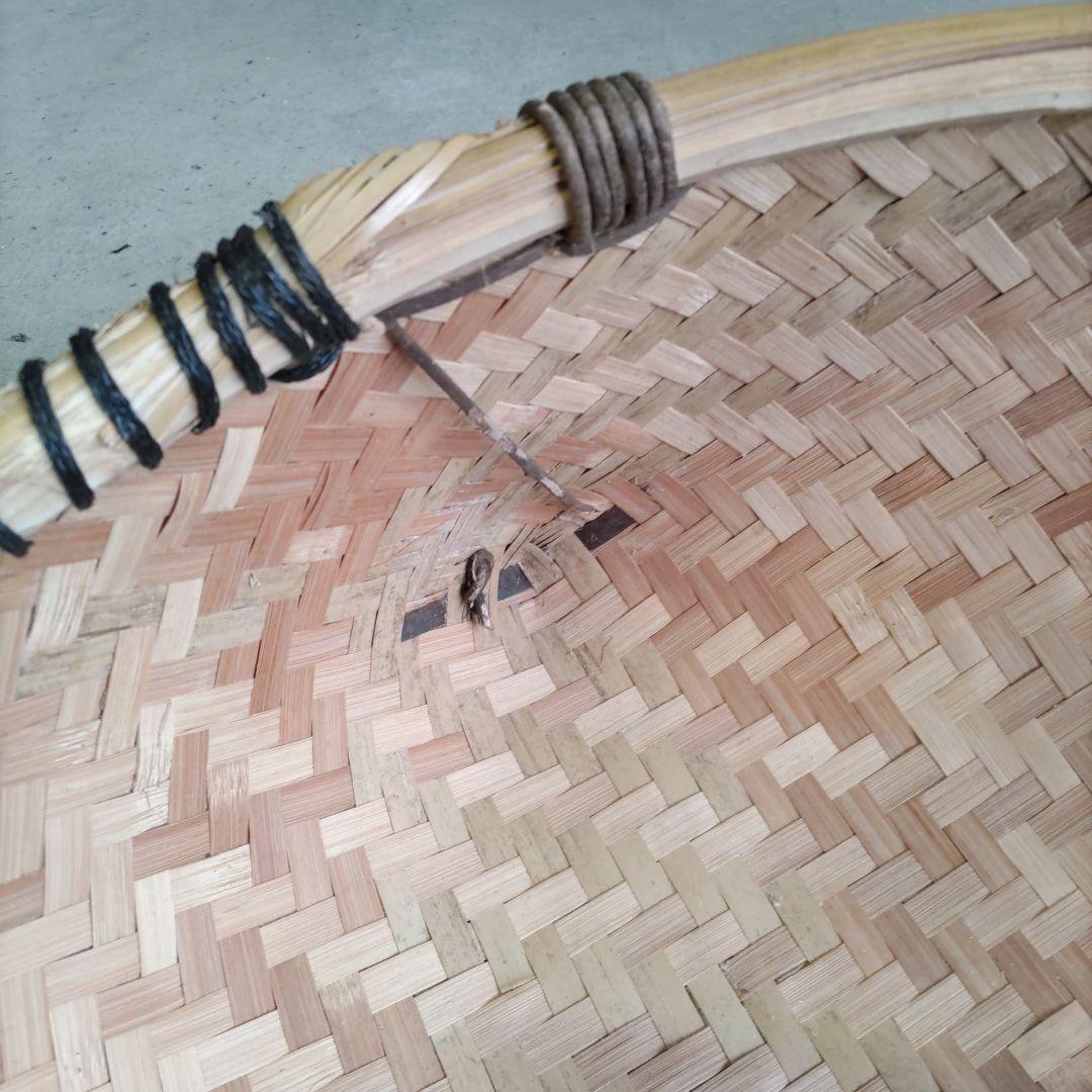 昭和レトロ　民具　箕　竹製　農具　アンティーク　貴重品