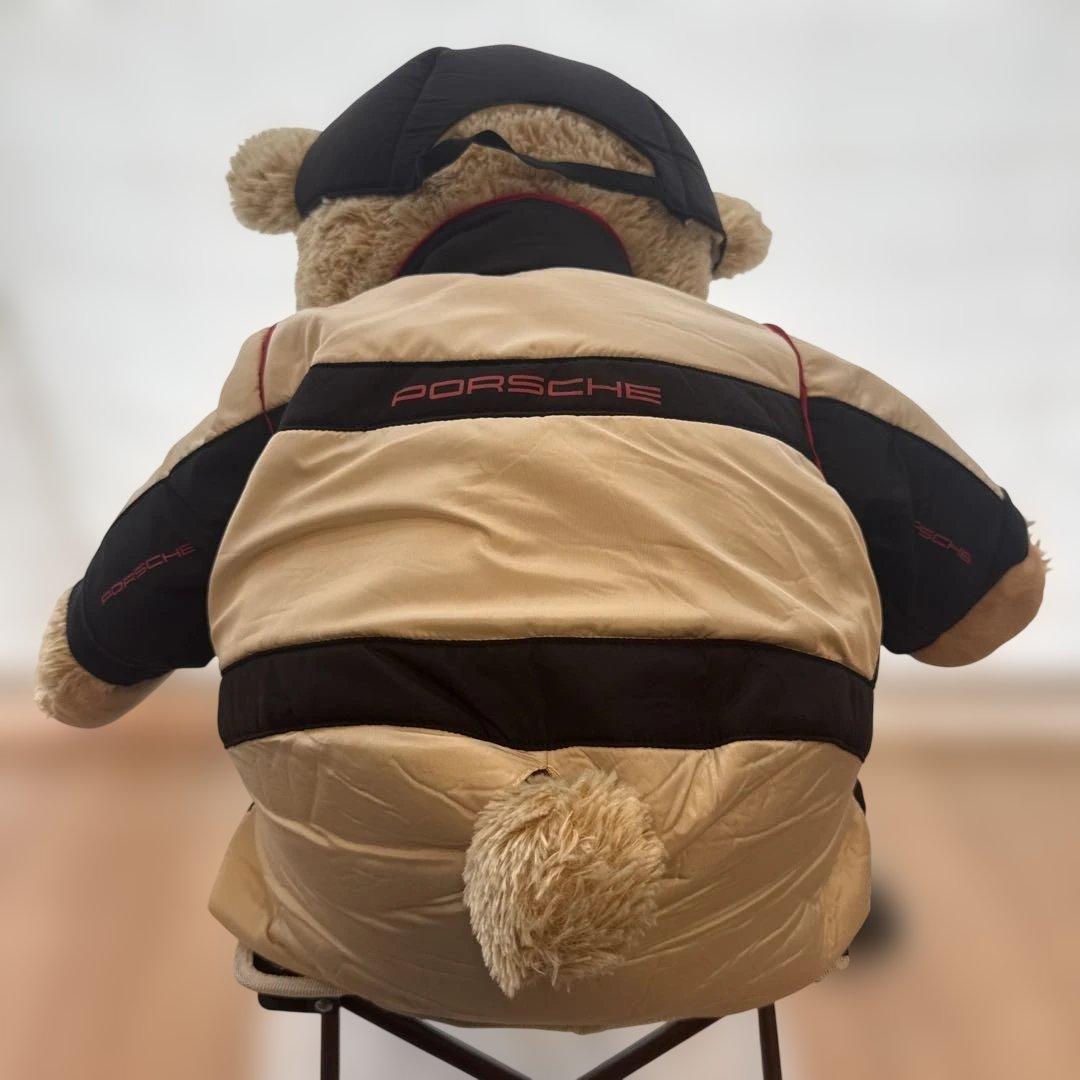 PORSCHE ポルシェ 特大 テディベア レーシングスーツ