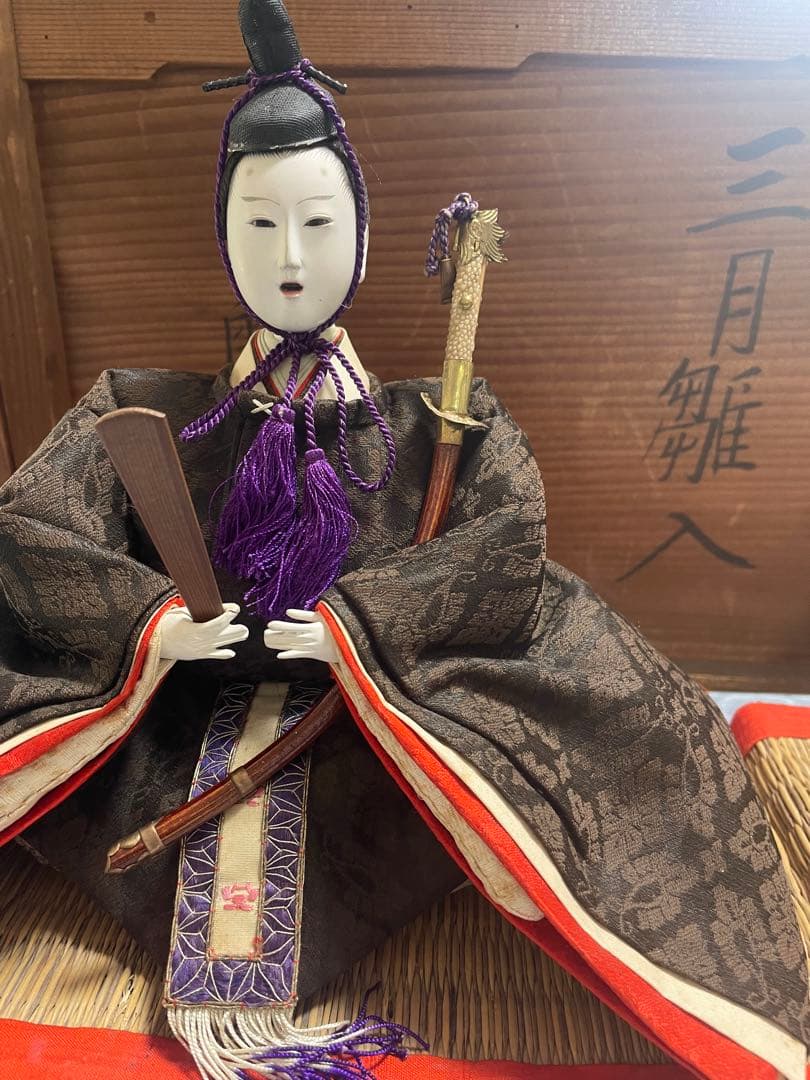 京都丸平　大木平蔵の優美な雛人形　明治時代