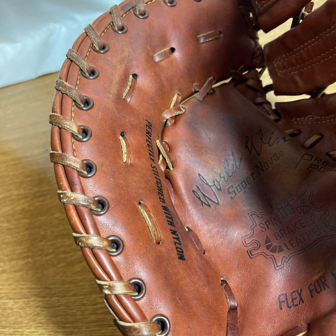 ミズノ ワールドウィン 一般硬式 ファーストミット 左投げ 美品