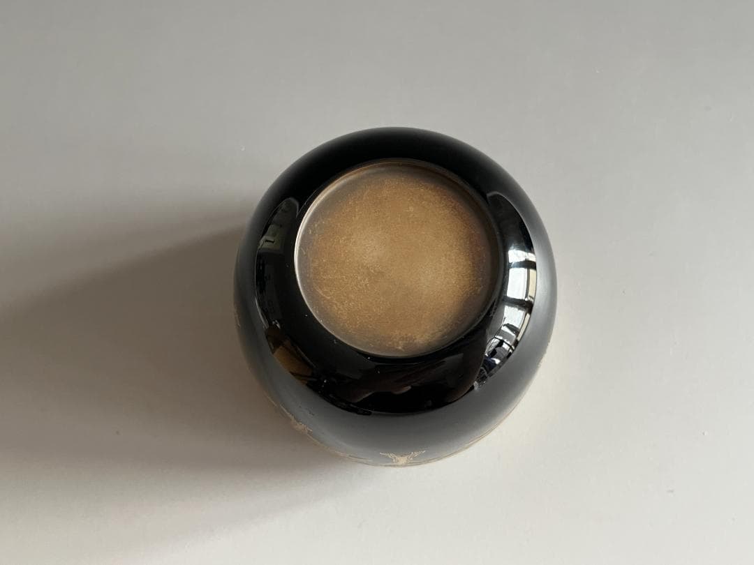 一瓢斎　黒大棗　松蒔絵　内銀地　薄茶器　茶道具