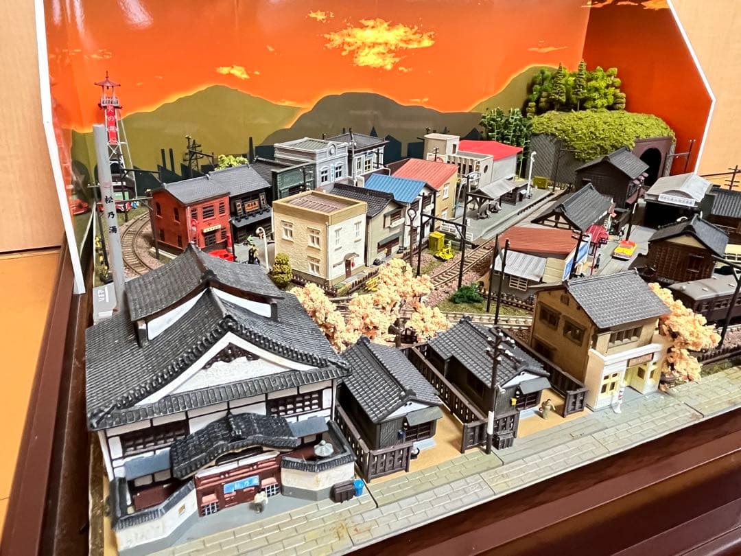 講談社　昭和の鉄道模型を作る　完成ジオラマ　オリジナル電車　パワーパック　セット