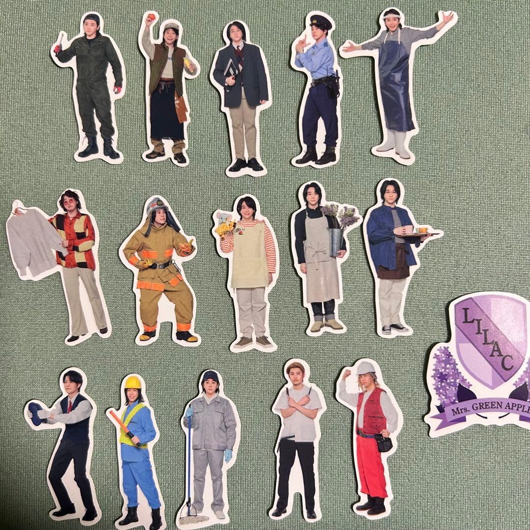 ライラック アクスタ コンプリート 15種 《＋シール・クリアファイルセット》