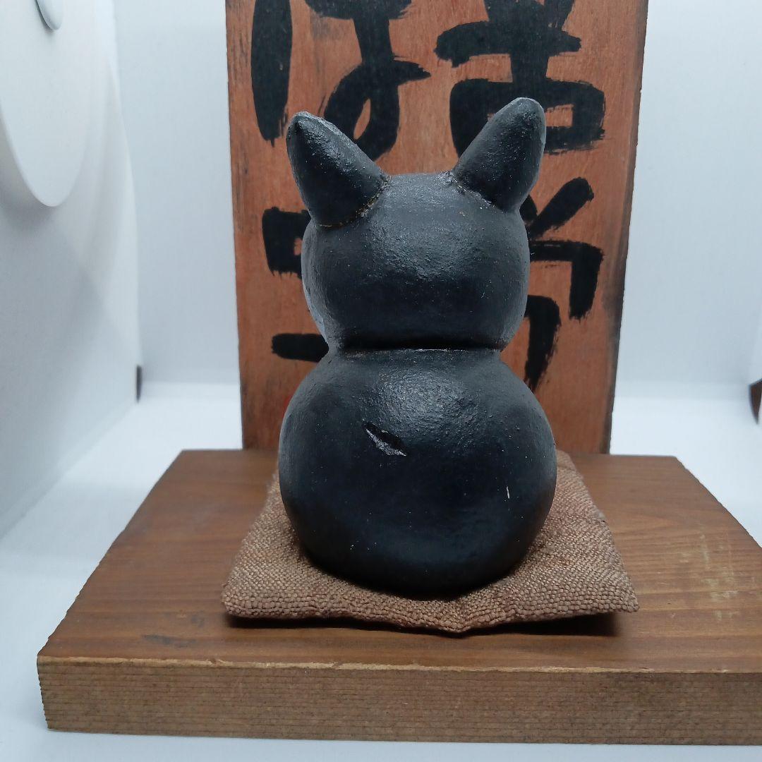 高原鉄男さんネコの置物