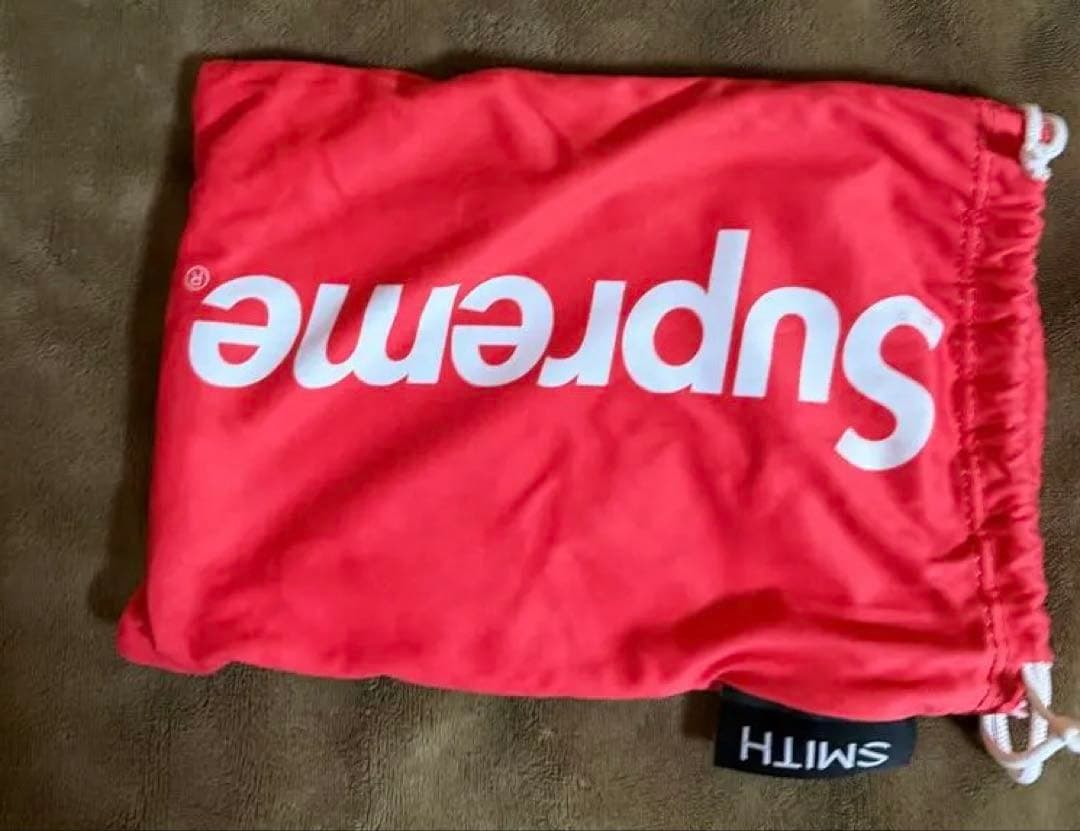 まー supreme Smith コラボ　ゴーグル　レッド　15AW