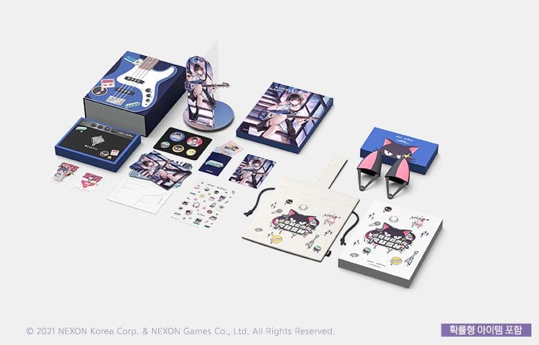 ブルーアーカイブ 韓国限定【カズサ】ヘッドホン　グッズ付き