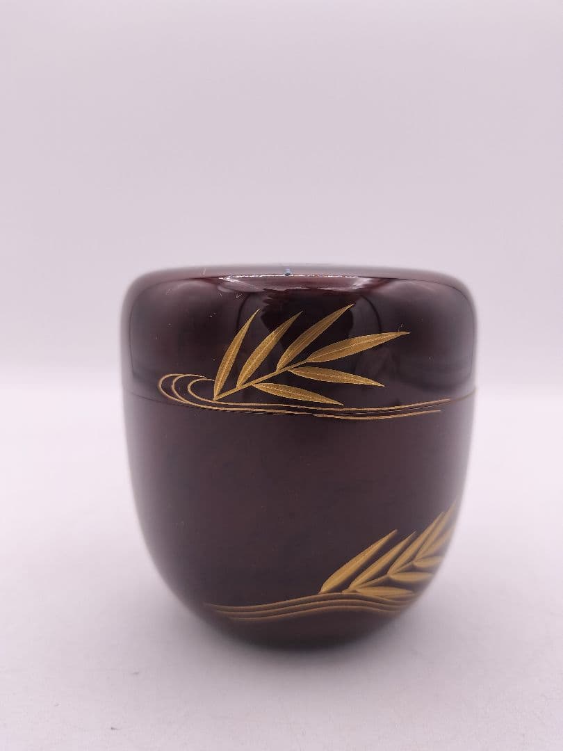 c593 大棗 鴛鴦 山本忠幸 木箱 茶道具 古物