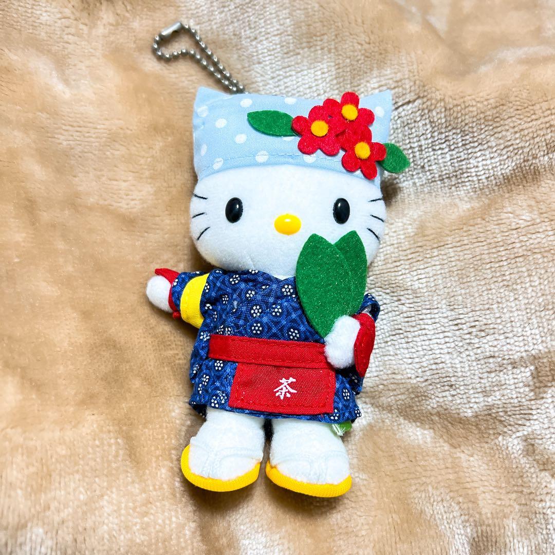 Sanrio ご当地キティ　静岡限定　ハローキティ　マスコット　茶摘み