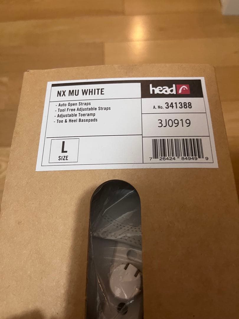 head NX MU WHITE スノーボード ビンディング L