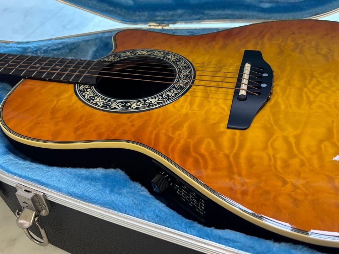 【日本製】Ovation 386Q ピナクル　エレアコ