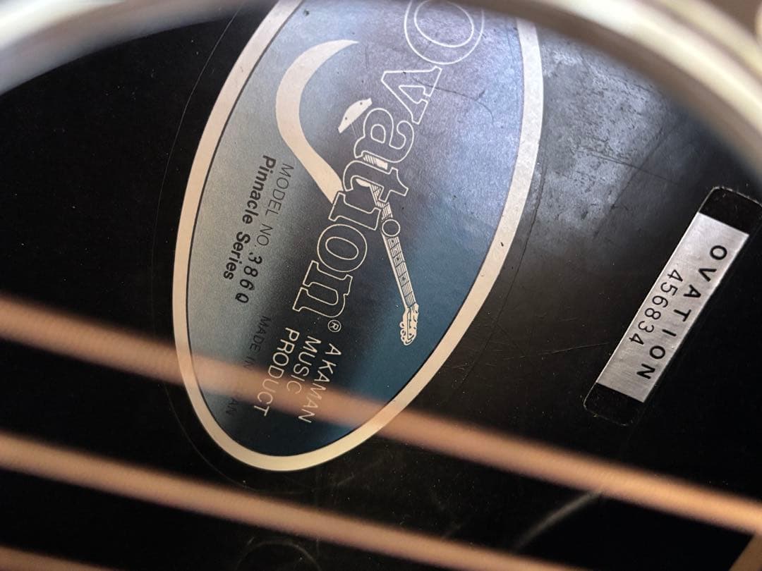 【日本製】Ovation 386Q ピナクル　エレアコ