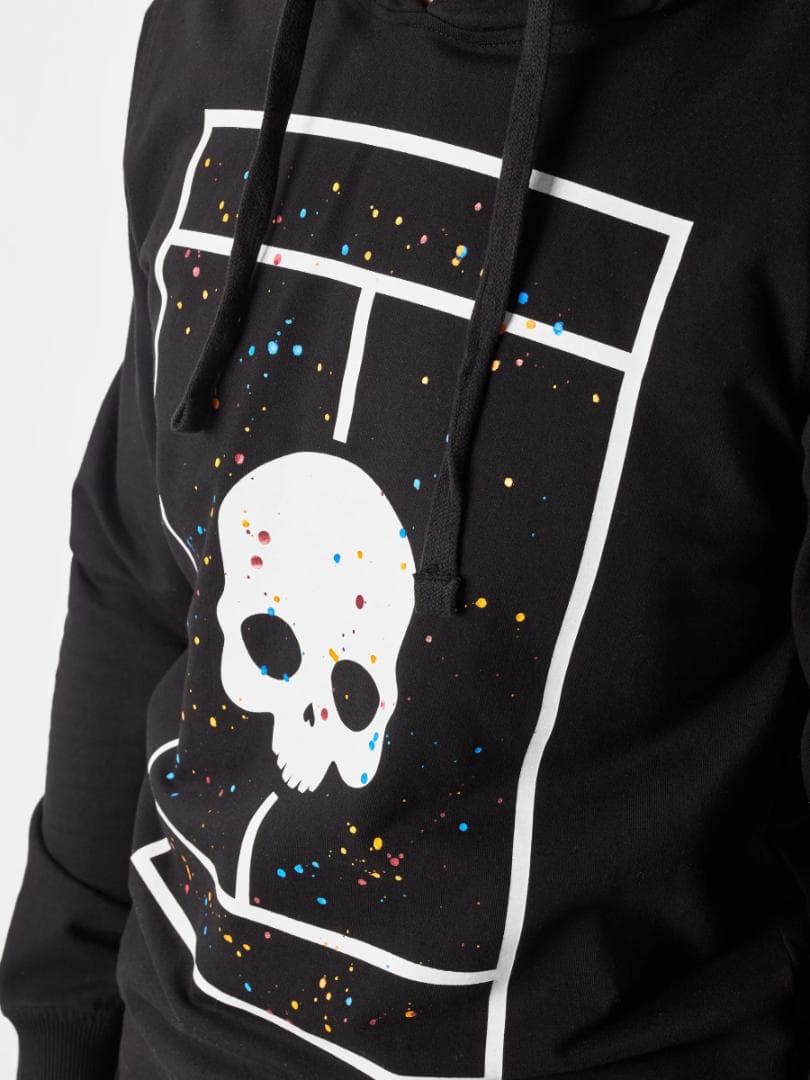 HYDROGEN（ハイドロゲン） COURT コート フーディ パーカー（黒）