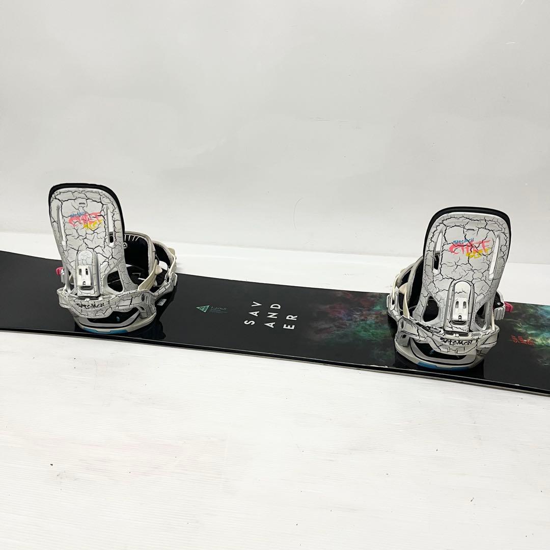 SALOMON スノボセット　SAVANDER スノーボード サロモン　バイン