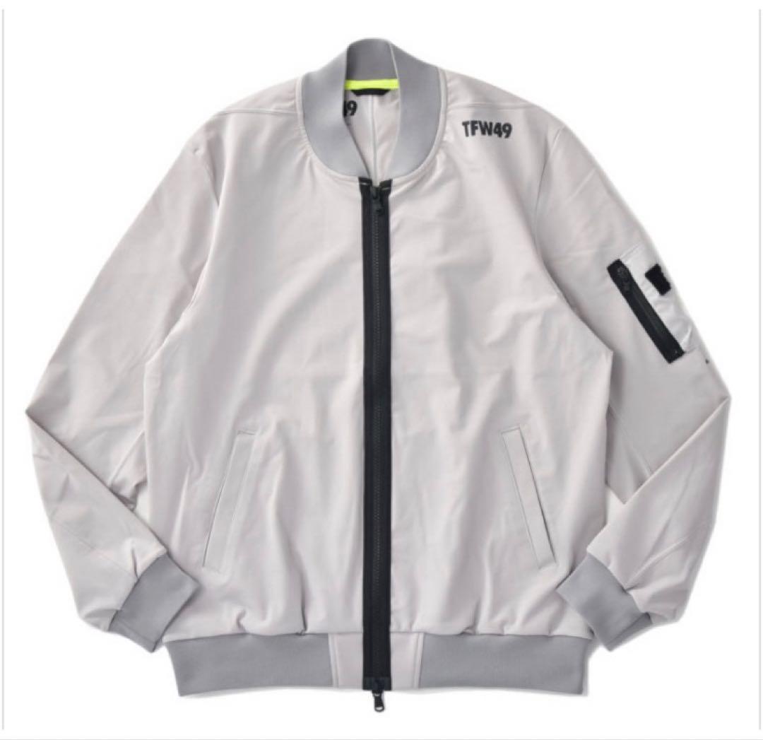 TFW49 MA-1 ブルゾン　ジャケット　ライトグレー　サイズM