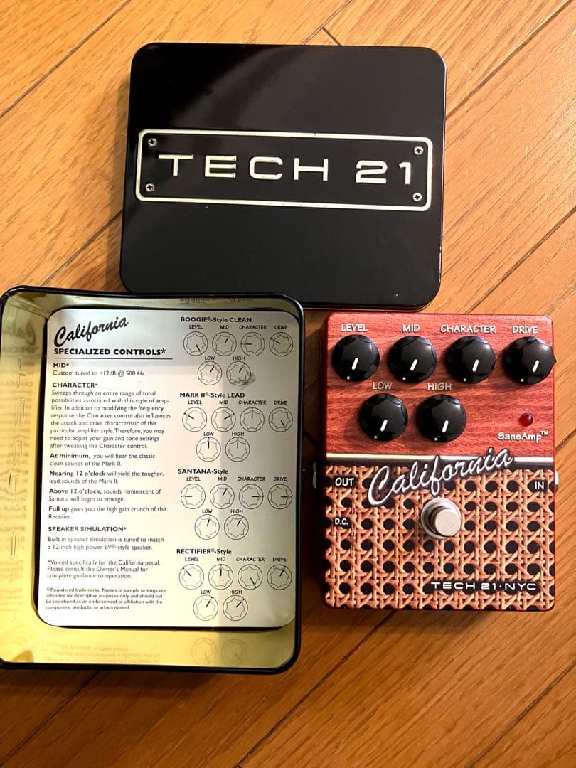 【美品】Tech21 SANSAMP California