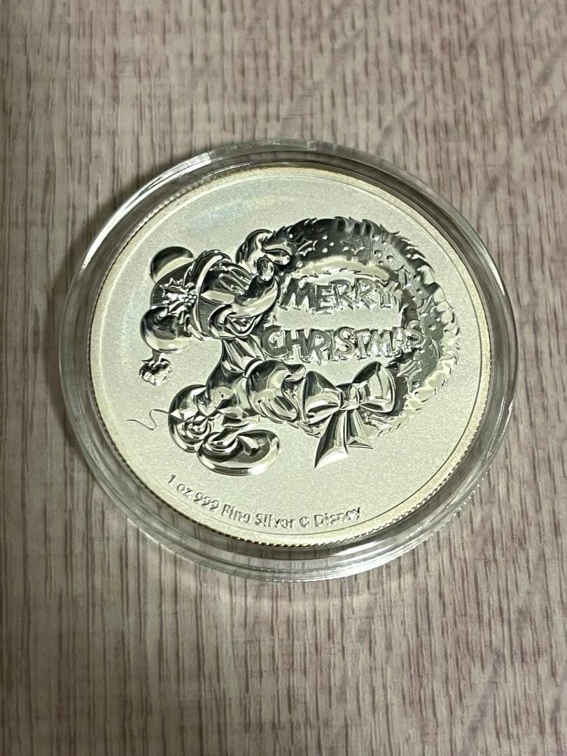 ニウエ　銀貨　純銀1オンス　ディズニー　クリスマス 2021年 ミッキー