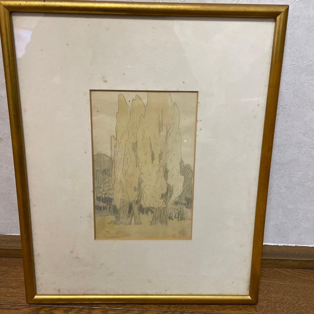 川島理一郎画伯　スケッチ