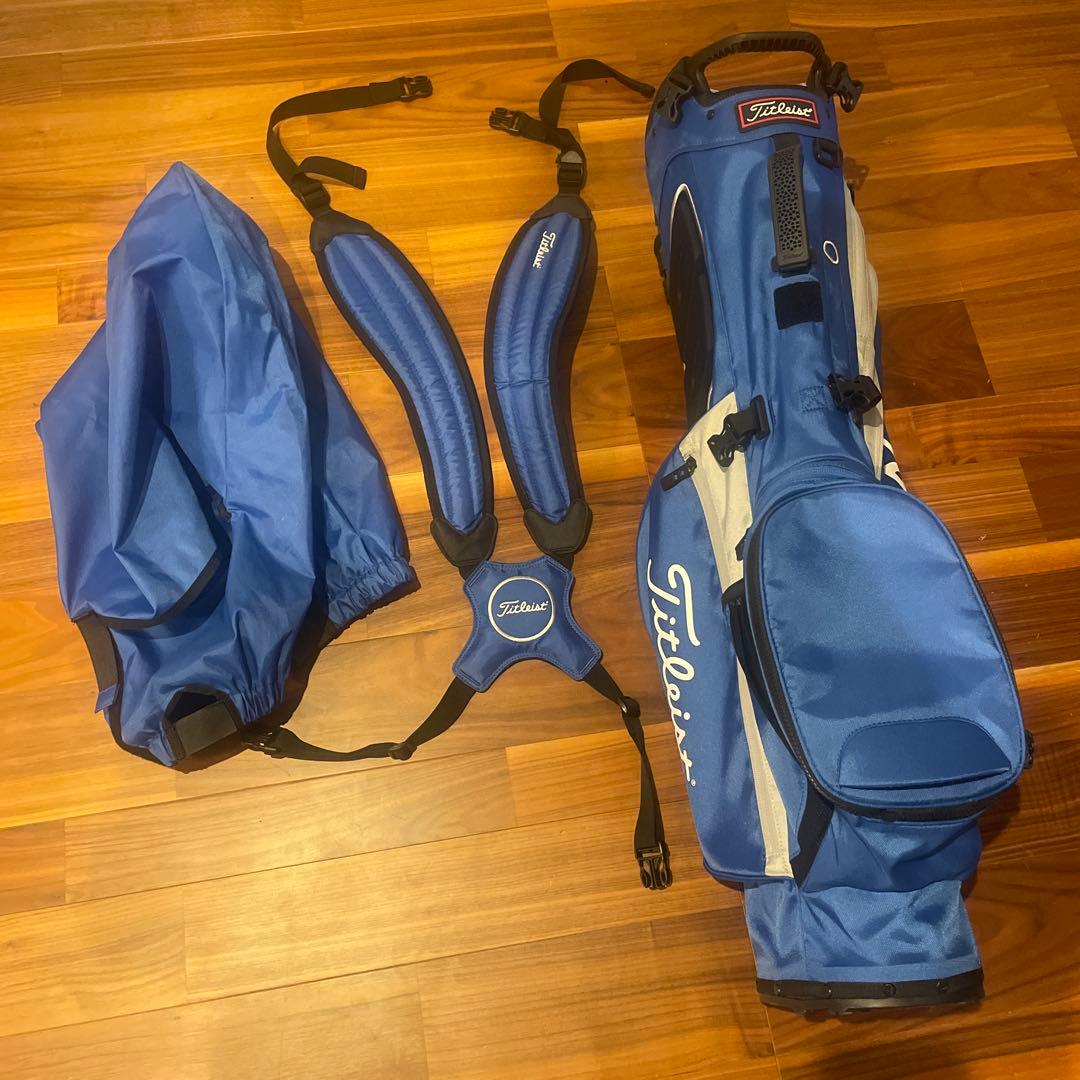 タイトリスト キャディバッグ Players 4 スタンドバッグ ブルー