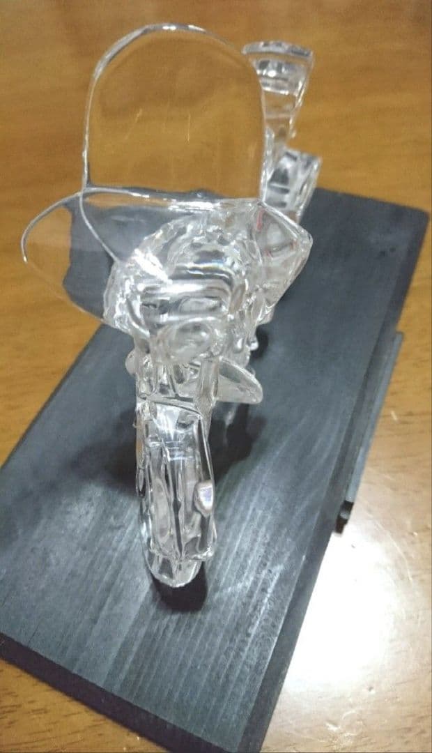 【オートバイオブジェ】イギリス製ガラスアンティーク