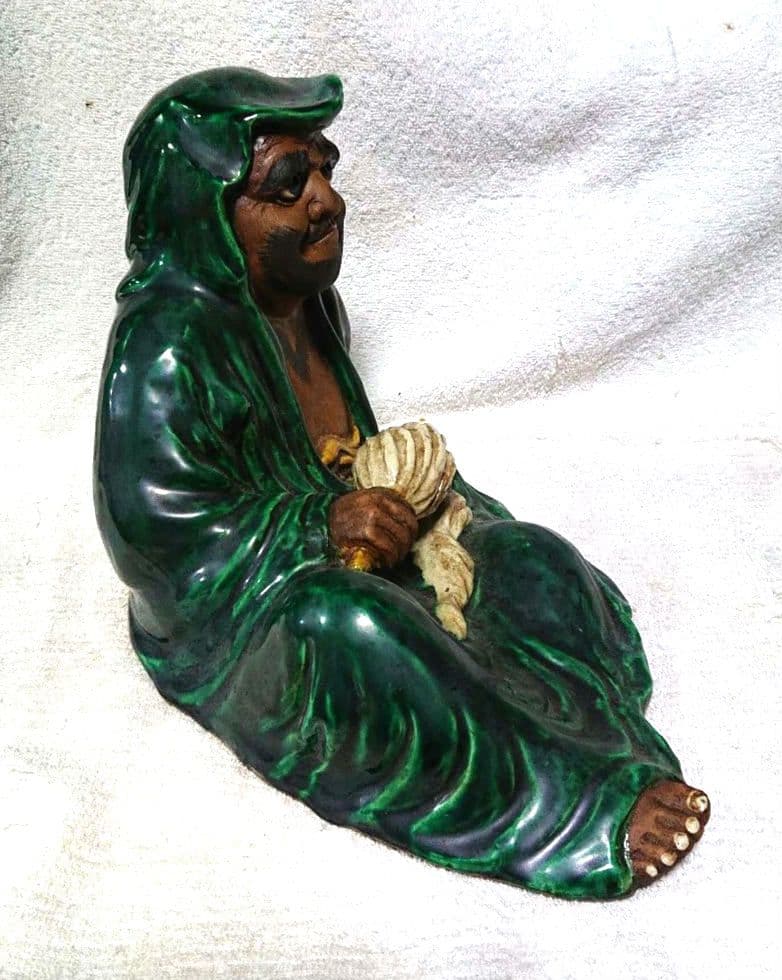 九谷焼達磨座像T170