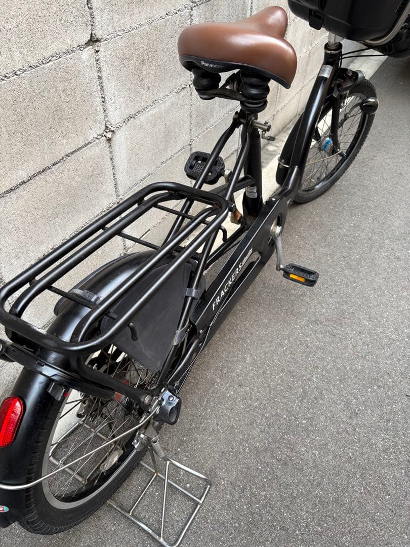 前子乗せ　自転車　ブラック