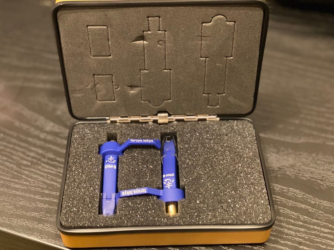 ケース付き！ ほぼ新品 樽屋 レコード針 青針 サファイア TW01M-S