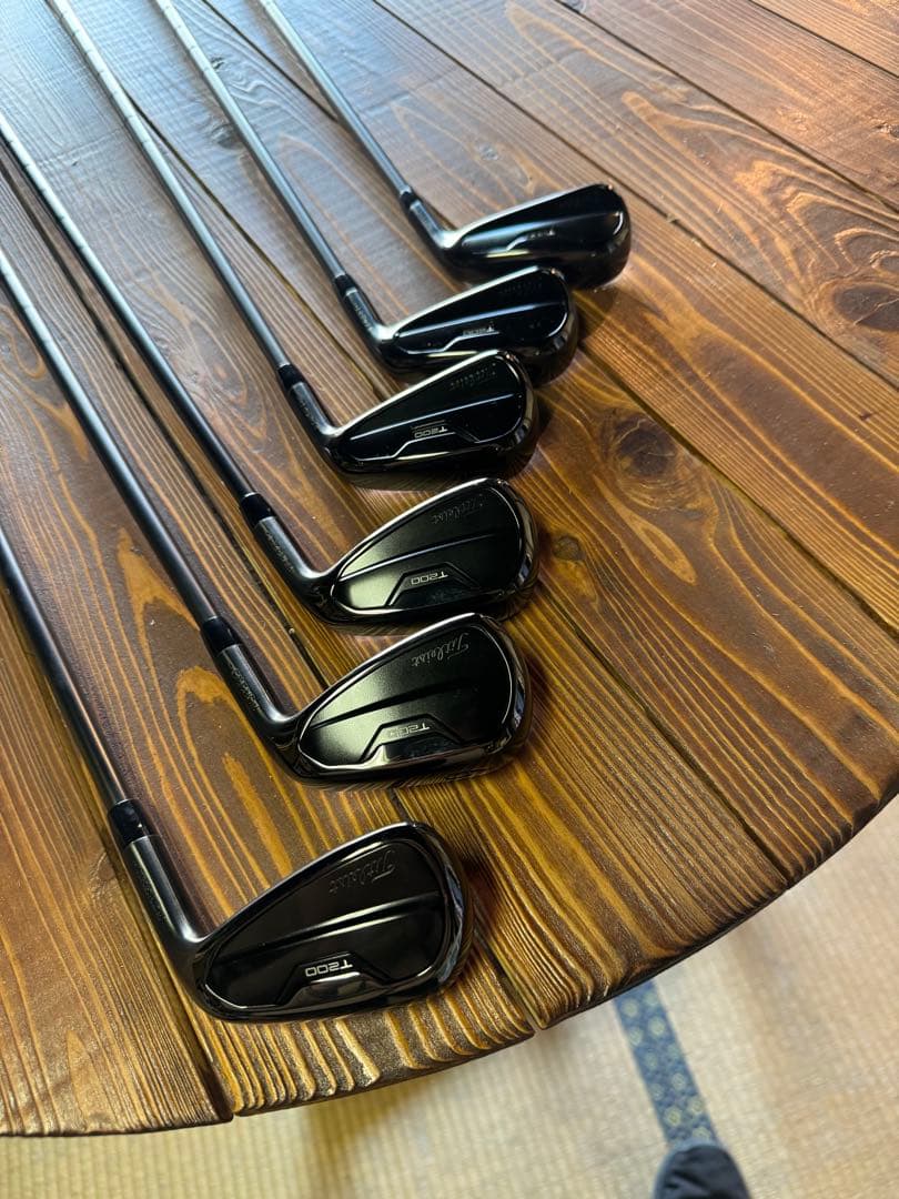 タイトリスト　T200ブラックアイアン6本セット　2023年