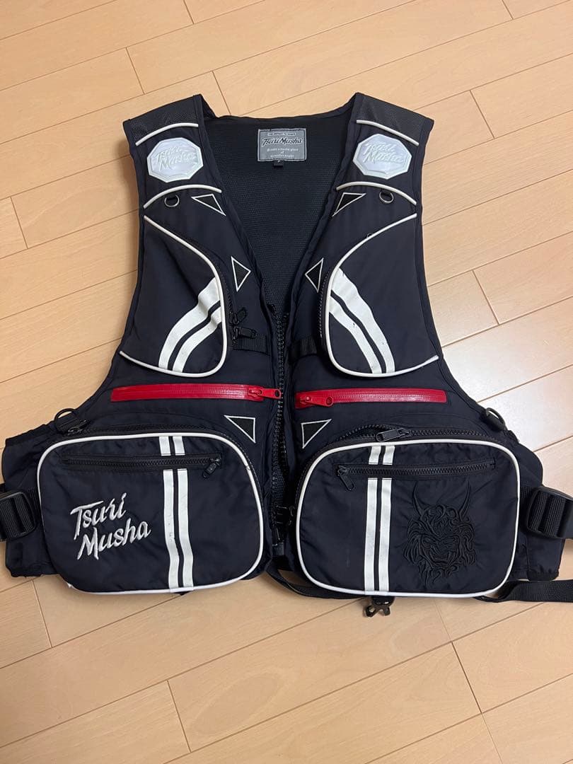 釣武者Tsuri Musha ライフジャケット ブラック