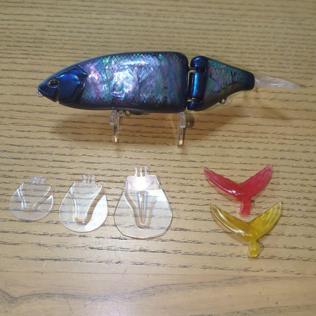 DRT タイニークラッシュ アワビ貼り カスタム ビッグベイト ルアー です