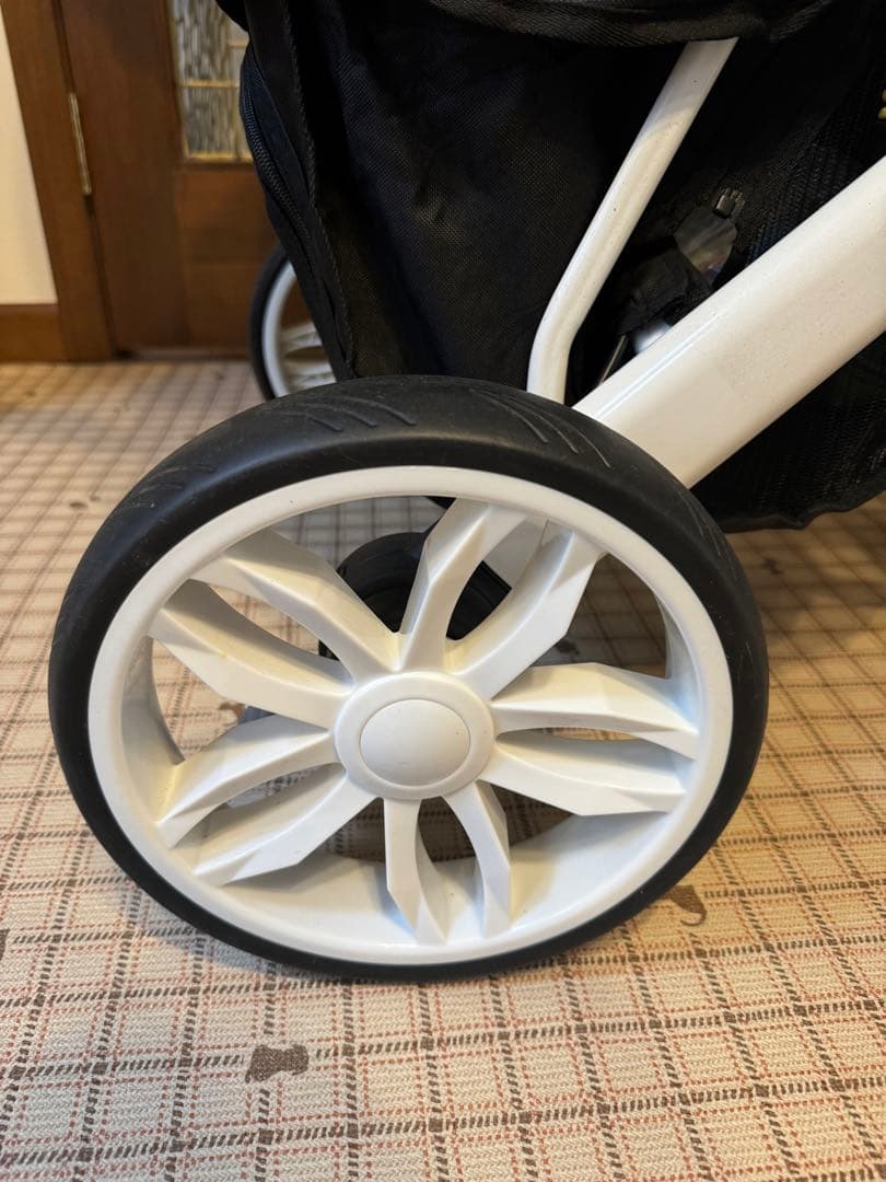 Petique ペットカート ブラック/ホワイト