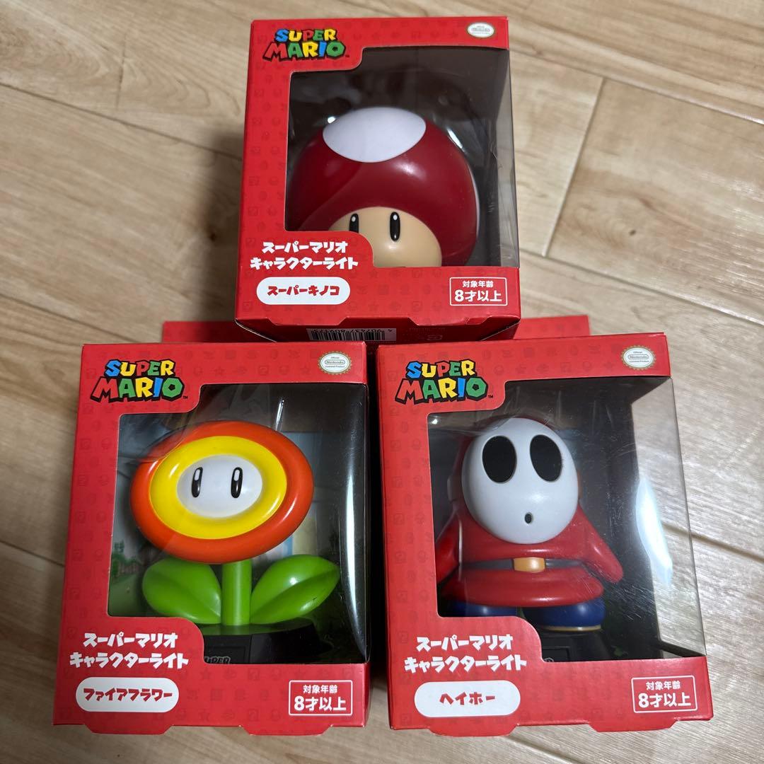 スーパーマリオ キャラクターライト 3体セット