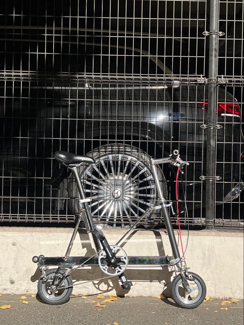 孤品 電鍍銀色 Pacific CarryMe 折りたたみ自転車