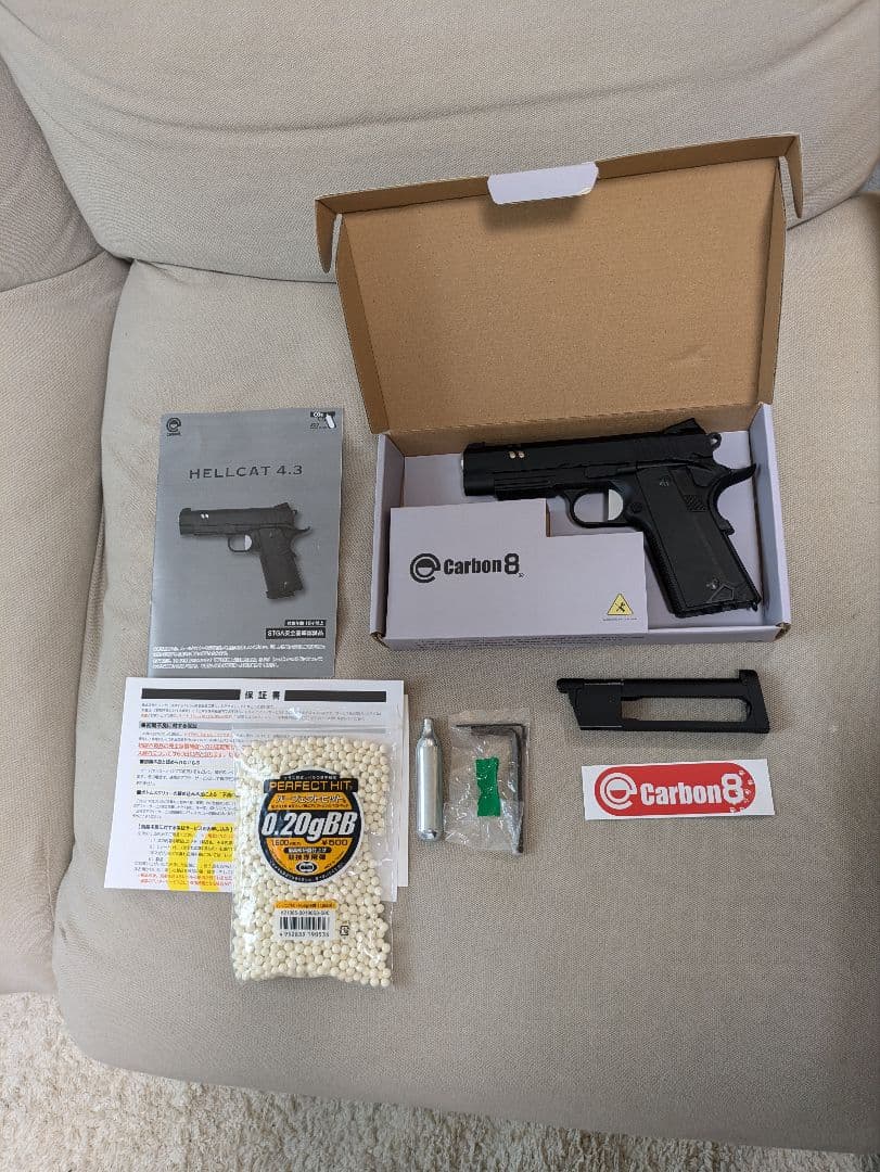 美品　Carbon8 HELLCAT 4.3 CO2ガスガン