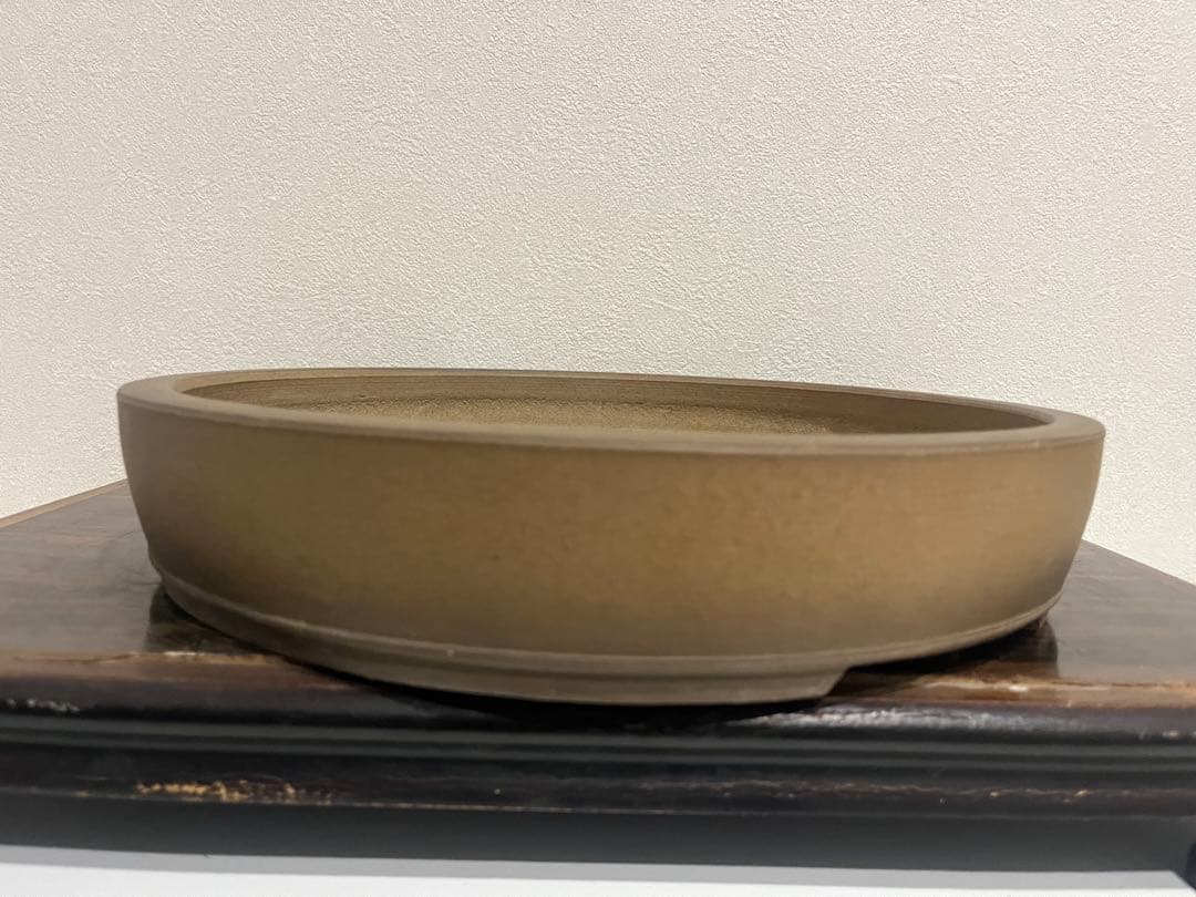 発色最高！！三景在落款　和鉢　桃花泥　丸鉢　盆栽鉢