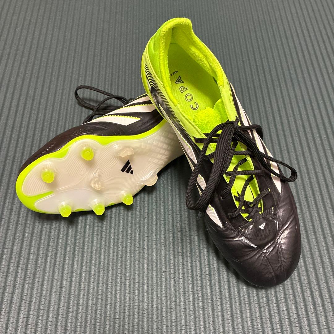 adidas Copa サッカーシューズ ブラック/ライム