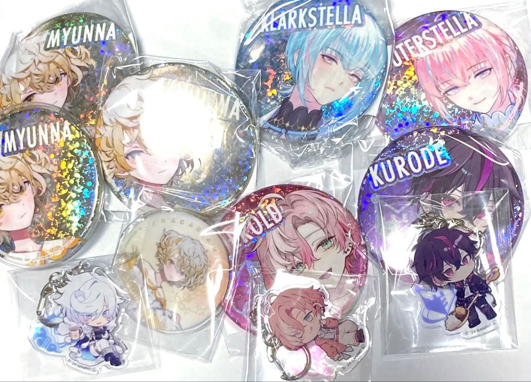 フラメモ フラガリアメモリーズ ミュンナ アクスタ　缶バッジ コラボ