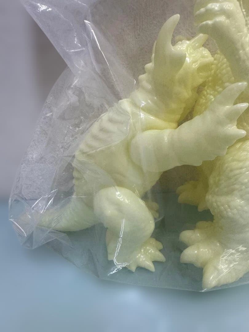 M1号　ゴジラ＆バラゴン　未塗装蓄光版　２体セット　GMKゴジラ